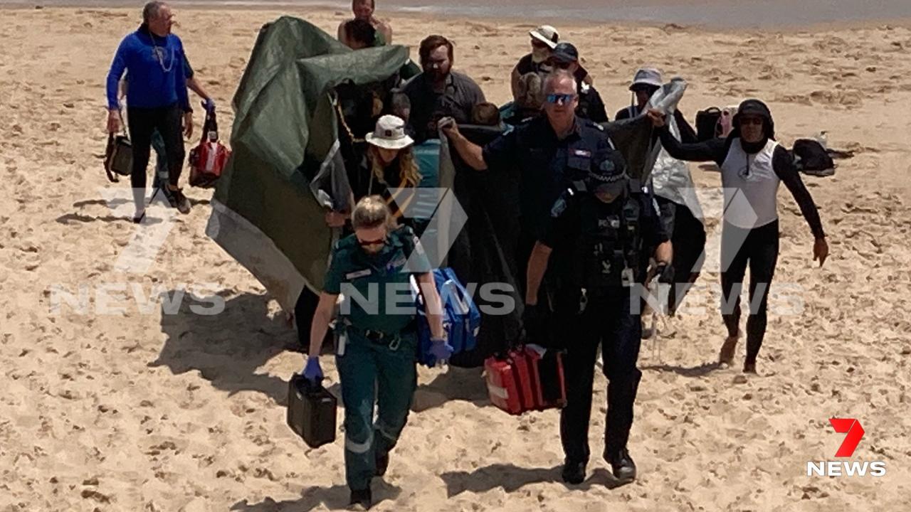 Paramedics were called to a jetty at The Esplanade in Port Noarlunga. Picture: 7 News