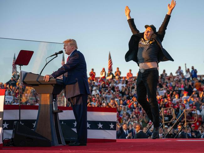 Strap in, folks. (Photo by Jim WATSON / AFP)