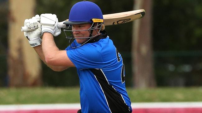 Matthew Harrison in action for Greenvale Kangaroos. Picture: Hamish Blair