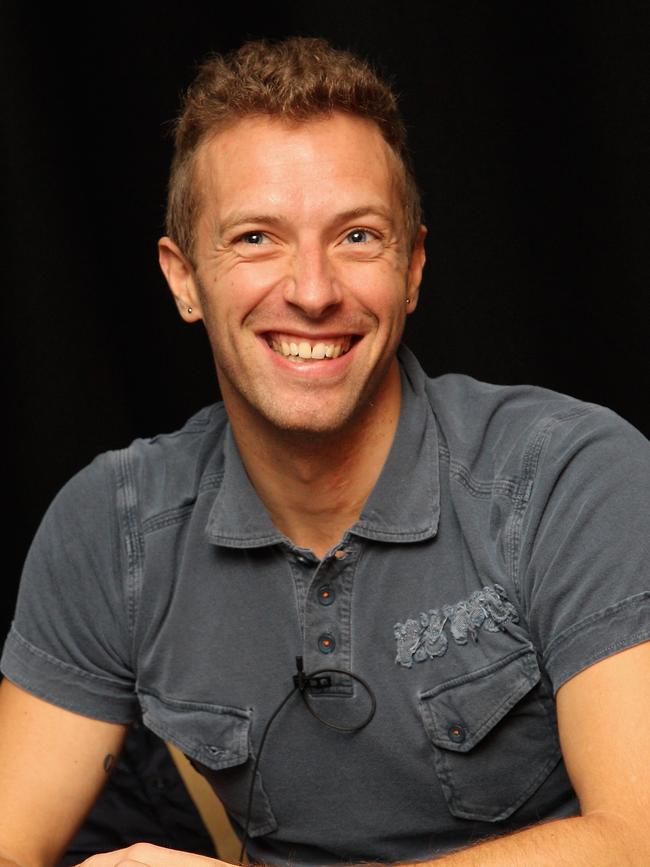 Chris Martin of Coldplay. Picture: Getty Images