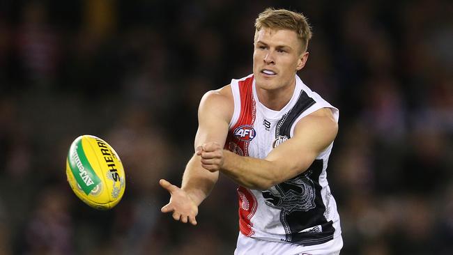 Jack Newnes in his former days as a St Kilda footballer. Picture: Michael Klein