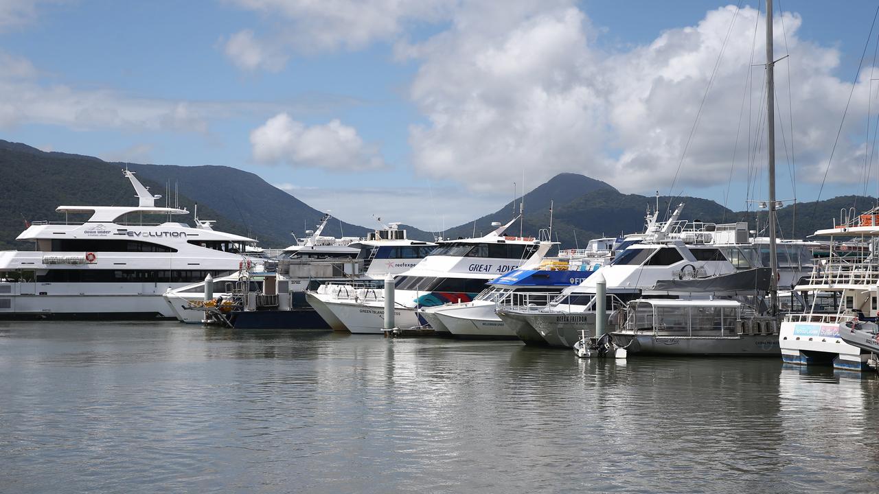 Cairns Marlin Marina fees have been cut by 50 per cent in a relief package aimed at mitigating an expected visitor downturn following Cyclone Jasper flooding. PICTURE: BRENDAN RADKE