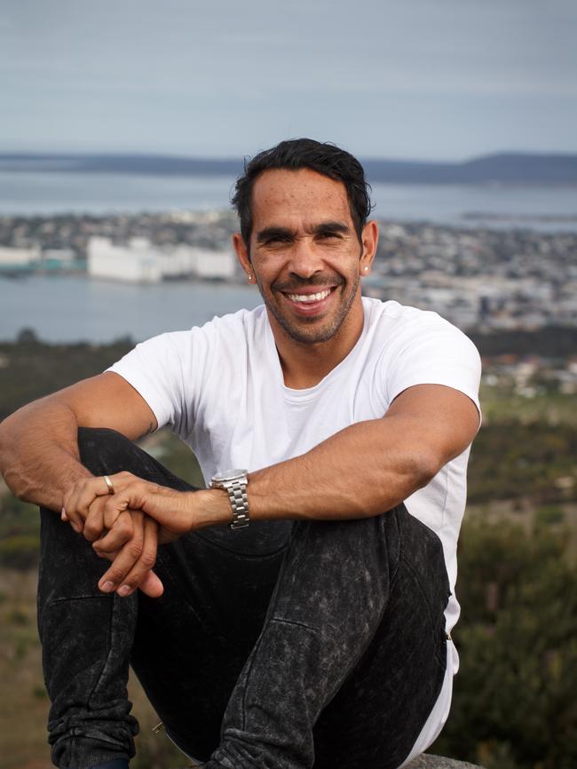 Eddie Betts in his home town of Port Lincoln. Picture: Matt Turner