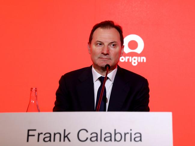 Origin CEO Frank Calabria has had an increase in his pay. Picture: Jane Dempster/The Australian