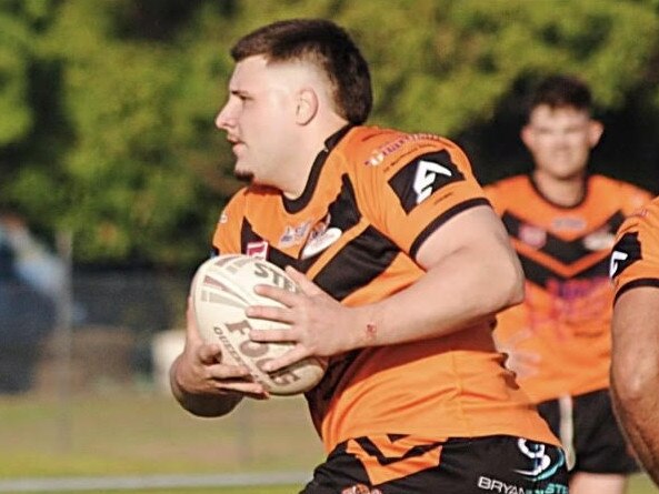 Wests' Jayden Rodwell running the footy. Picture: Supplied.