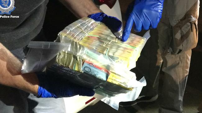 Police allegedly found $200,000 in a secret compartment of Dylan Shaw’s car. Picture: NSW Police