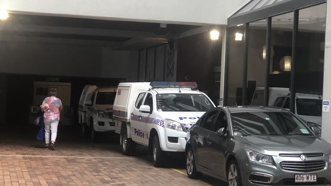 Police are investigating a suspected shooting Tiki Village in Surfers Paradise. A man was shot while standing on the balcony on June 15. Picture: Lea Emery