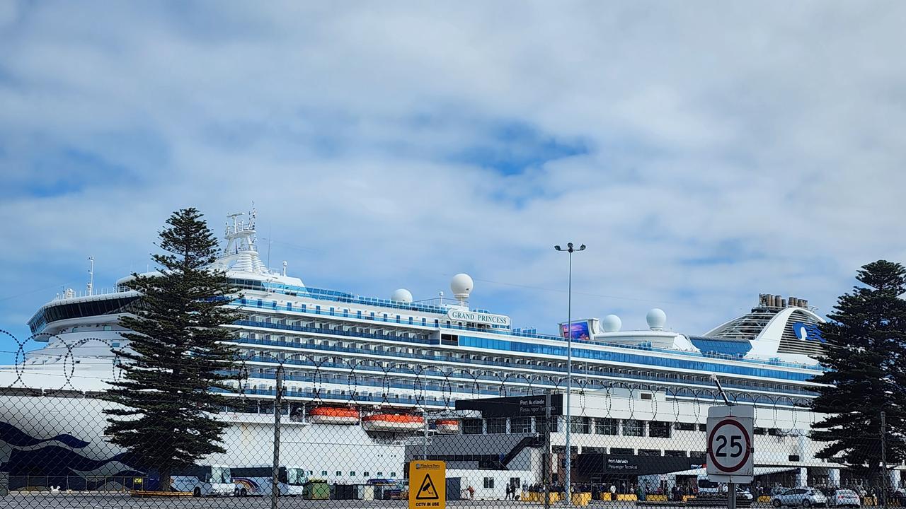 Passengers on-board the previous Grand Princess voyage were affected by the outbreak. Picture: Leah Smith