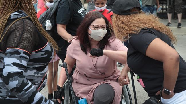 When a prospective Democrat running mate such as Tammy Duckworth says Americans should consider removing statues of the man who made the US possible, the party is surrendering to its lunatic fringe. Picture: AFP