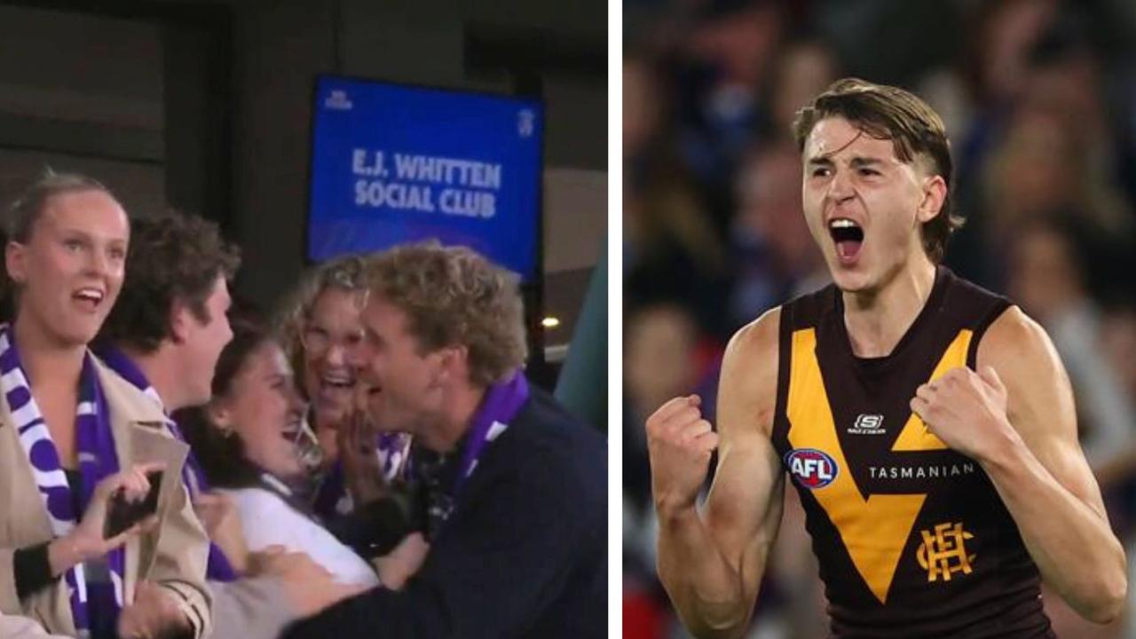 Son of late AFL great Paul Dear family lose it over Calsher Dear debut ...