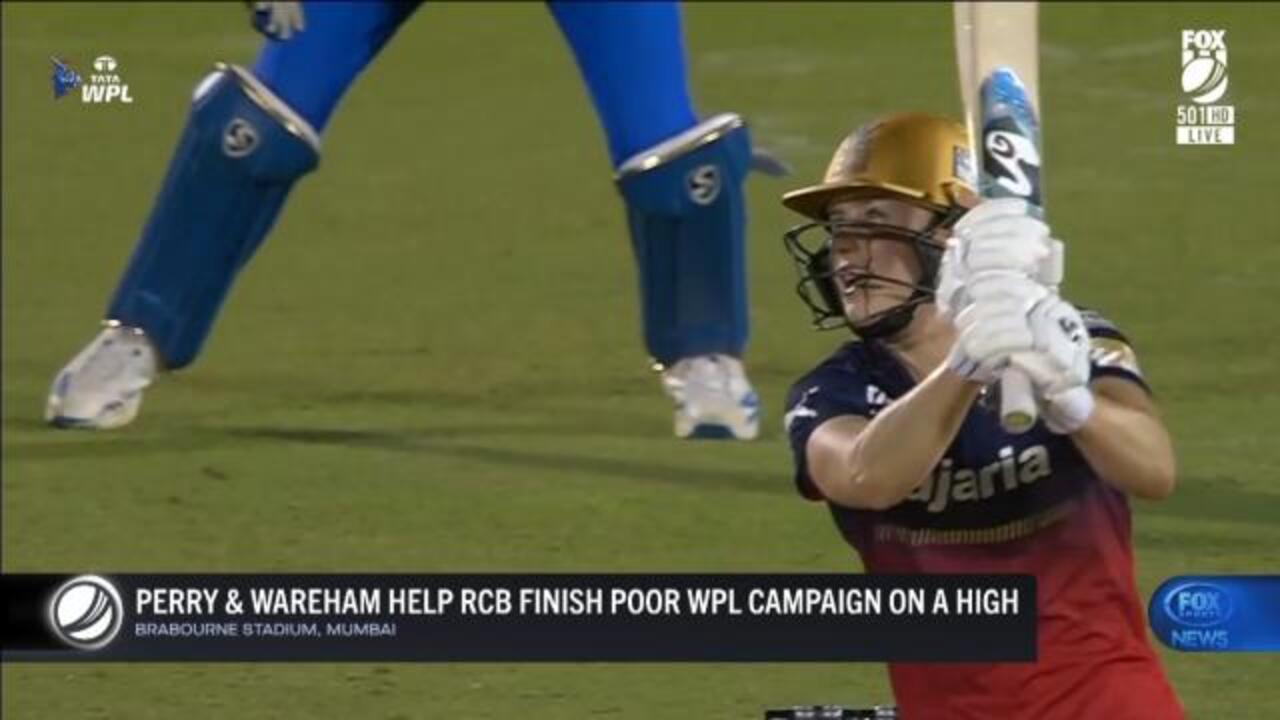 Perry helps RCB finish on a high