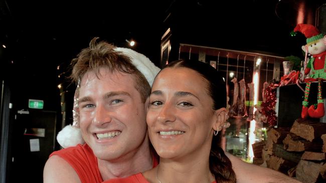 Kole Kingston and Beatriz Corral at Ladies Charity Christmas lunch at Moo Moo Restaurant and Bar, Broadbeach. Regina King