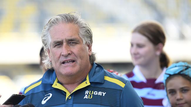 Australia’s Director of Rugby Scott Johnson. Picture: Ian Hitchcock/Getty