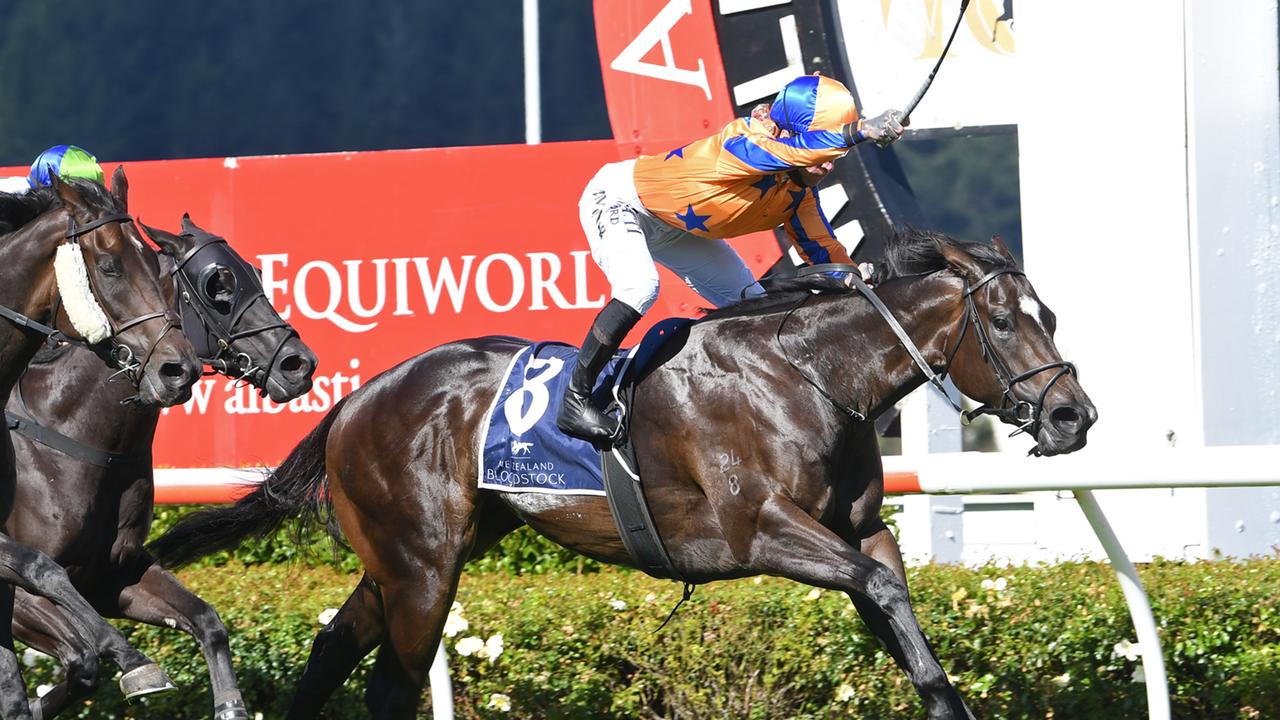 James McDonald rides New Zealand mare Imperatriz in the Group 1 Canterbury Stakes. Picture: Race Images