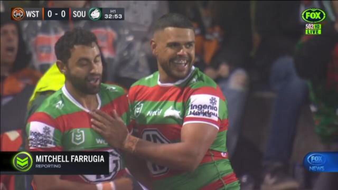 Souths jump into top 8 with narrow win