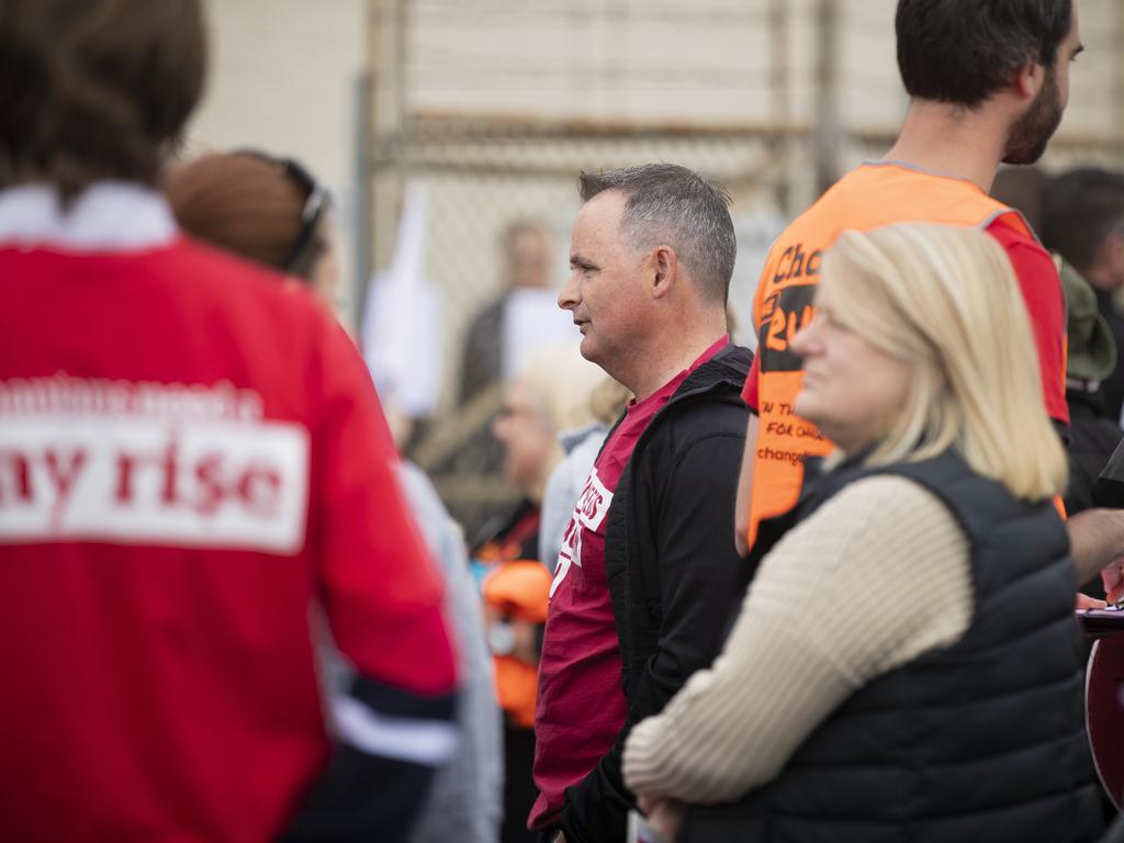 David O'Byrne. Annual May Day march by Unions in Hobart. Picture: RICHARD JUPE