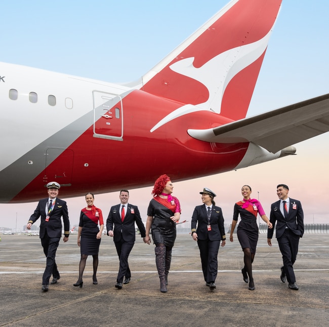 Qantas Pride Flight will take off in February next year. Picture: Qantas