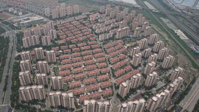 A housing complex by Chinese property developer Fantasia Holdings Group in Tianjin. Picture: Jade Gao/AFP