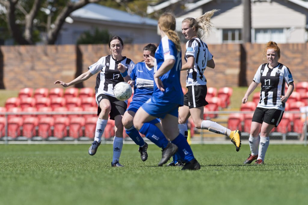 Willowburn against Rockville in Toowoomba Football League Premier Women grand final at Clive Berghofer Stadium, Sunday, September 9, 2018. Picture: Kevin Farmer