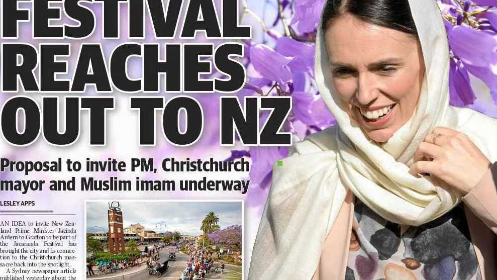 Jacaranda Festival committee confirms intention to invite New Zealand Prime Minister Jacinda Ardern, Christchurch Mayor Lianne Dalziel and the Imam of the Al Noor Mosque to Grafton for a ceremony on November 2.