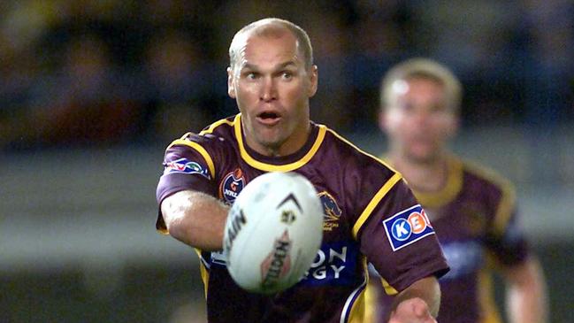 Campion played alongside Allan Langer at the Broncos. Picture: David Kapernick