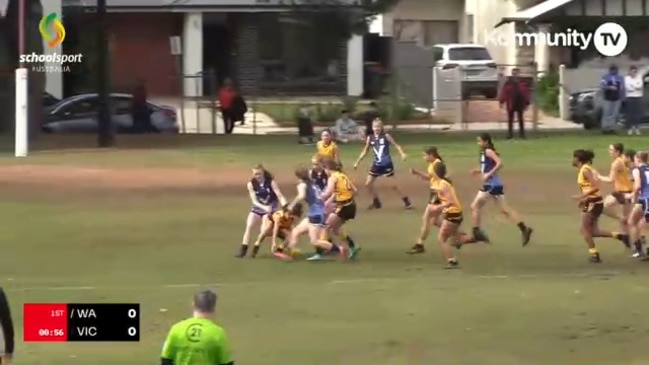 Replay: SSA U12 Australian Football - WA v VIC (Girls)