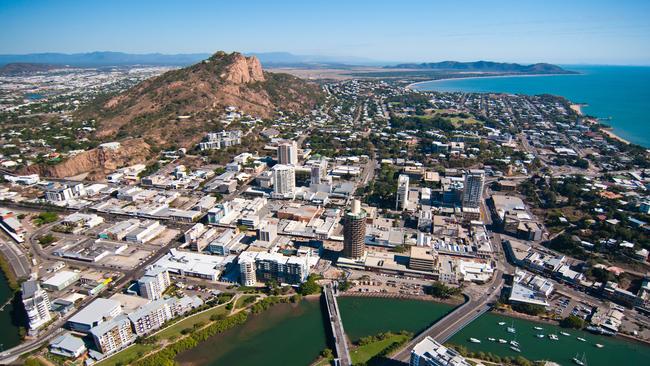 An aerial photograph of Townsville, where home values are tipped to boom this year