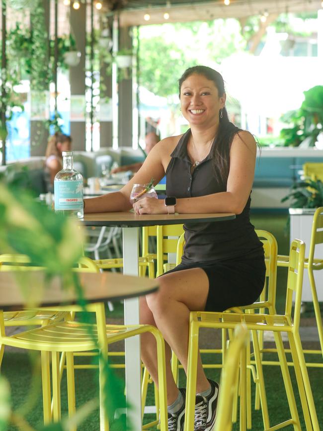 Snapper Rocks owner David Robinson said an exodus of backpacker had made filling jobs harder. Pictured is restaurant manager Angi Troy. Picture Glenn Campbell