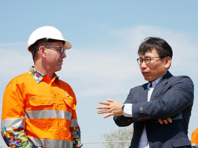 Ark Energy is owned by Korea Zinc Co. The former aims to build Australia’s domestic hydrogen economy then establish a new green energy export corridor from Australia to Korea. Picture: Blair Jackson