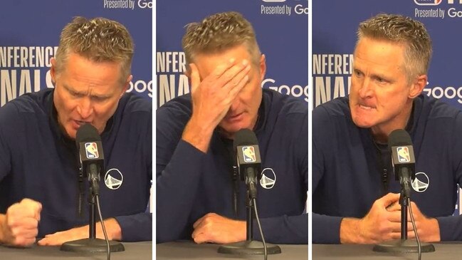 Steve Kerr's presser quickly went viral.