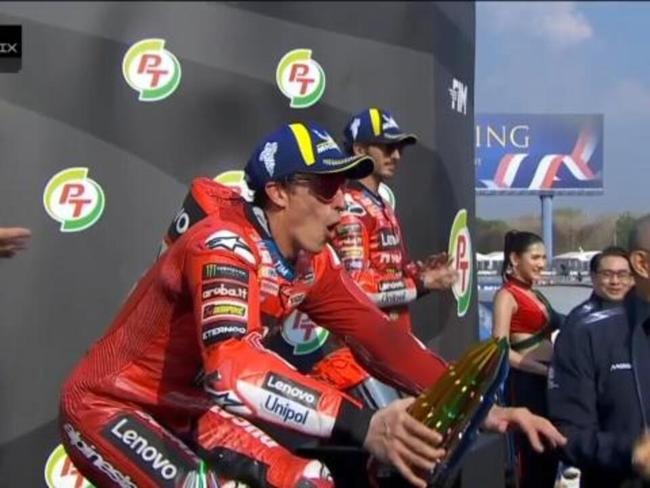 Marc Marquez wins Thai Moto GP