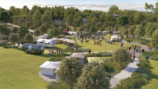 An artist impression of the Pimpama Sports hub