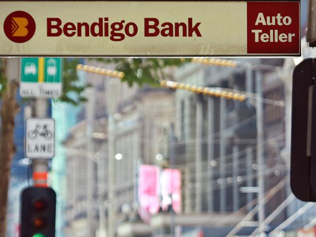 Generic photo of a Bendigo Bank Branch in Melbourne's city centre February 18, 2008.BLOOMBERG / LUIS ENRIQUE ASCUI