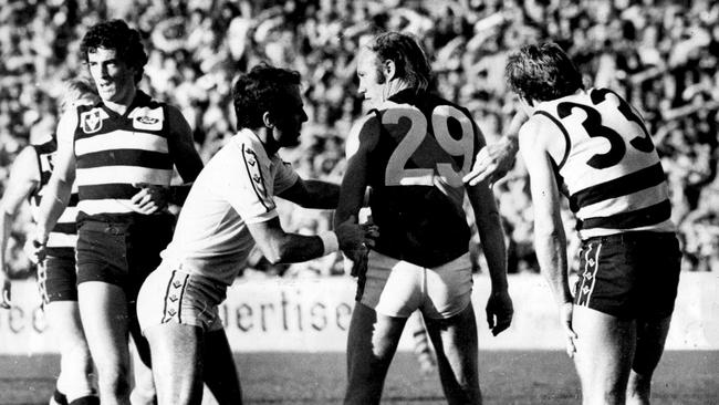 Kevin Barlett in 1982. The Richmond Legend says Mackay should not be suspended.