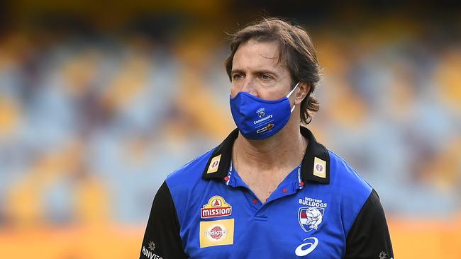 Luke Beveridge faces one of the toughest decisions in his career. Picture: Getty Images