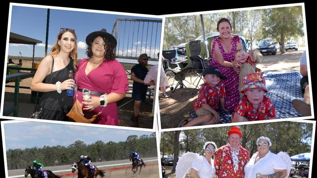 It looked a little like Christmas at the Nanango races today. Photo/Holly Cormack.