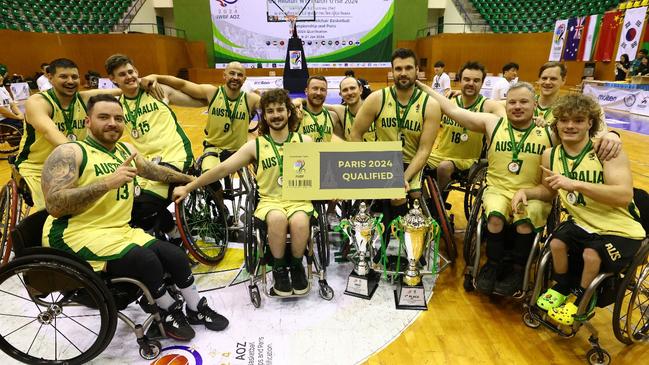 The Rollers have qualified for the Paris Paralympics. Photo: X-1 /IWBF