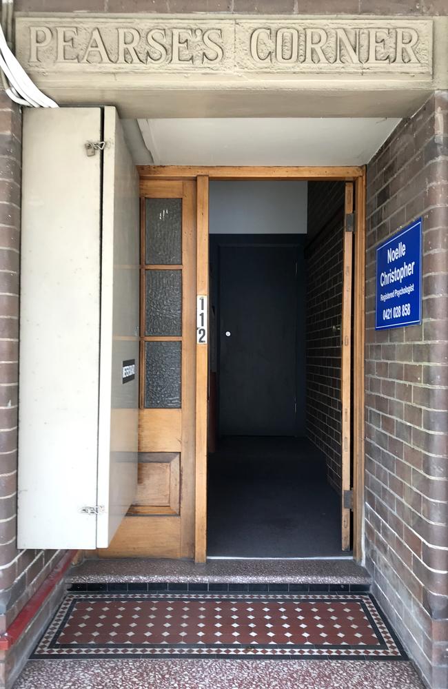 The entrance to the first floor offices at Pearse's Corner, Balgowlah. Picture: Manly Daily