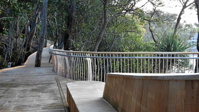 Noosa's Park Road Boardwalk has been designed to work harmoniously with the natural environment. Picture: Caitlin Zerafa