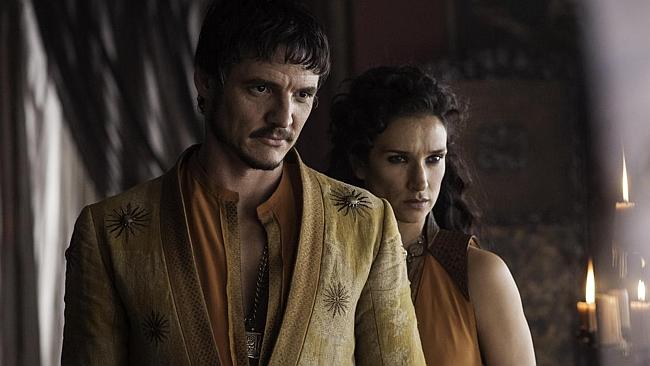 New people! You're looking at Oberyn Martell and Ellaria Sand. (Game of Thrones Season 4 is coming April 7 to Showcase on Foxtel)