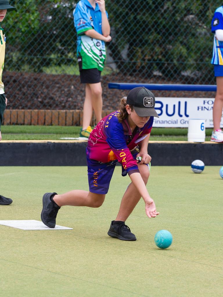 Wet weather didn't dampen the excitement at the Burnett Bowls Club.