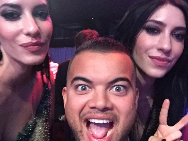 Guy Sebastian with The Veronicas.