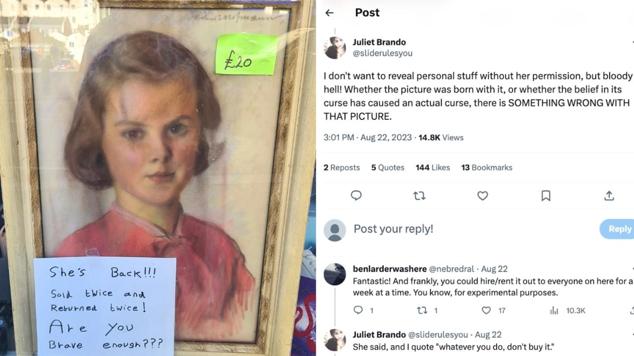 Possibly Cursed' Painting Goes Viral, Show Owner Is Tired of the Attention