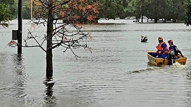 SES crews have been busy in Lismore responding to flash flooding.