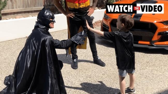 Terminally ill child meets his idol Batman