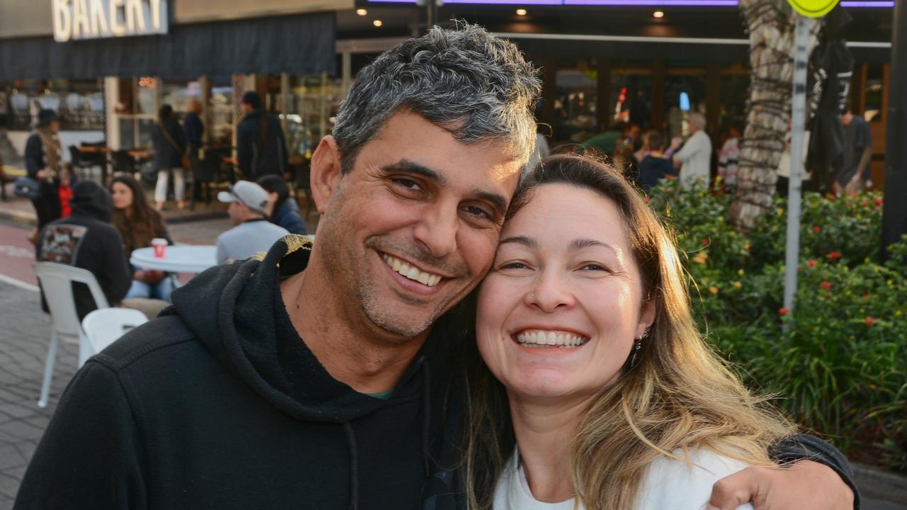 Danilo Santos and Schai Assis at Main Beach Street Festival, Main Beach. Pic: Regina King