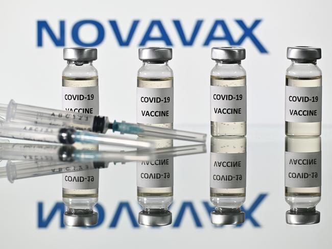 New results show Novavax’s COVID-19 vaccine can be the highly contagious mutant UK and South African coronavirus variants, but less successfully than the original version of the virus. Picture: AFP