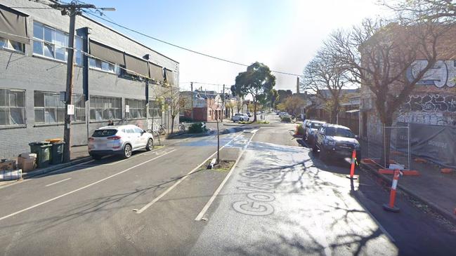 Street view of Gold St, Collingwood, where Shortall stole the Hyundai i30 that was later found crashed on the Broadford-Wandong Rd. Picture: Google Earth