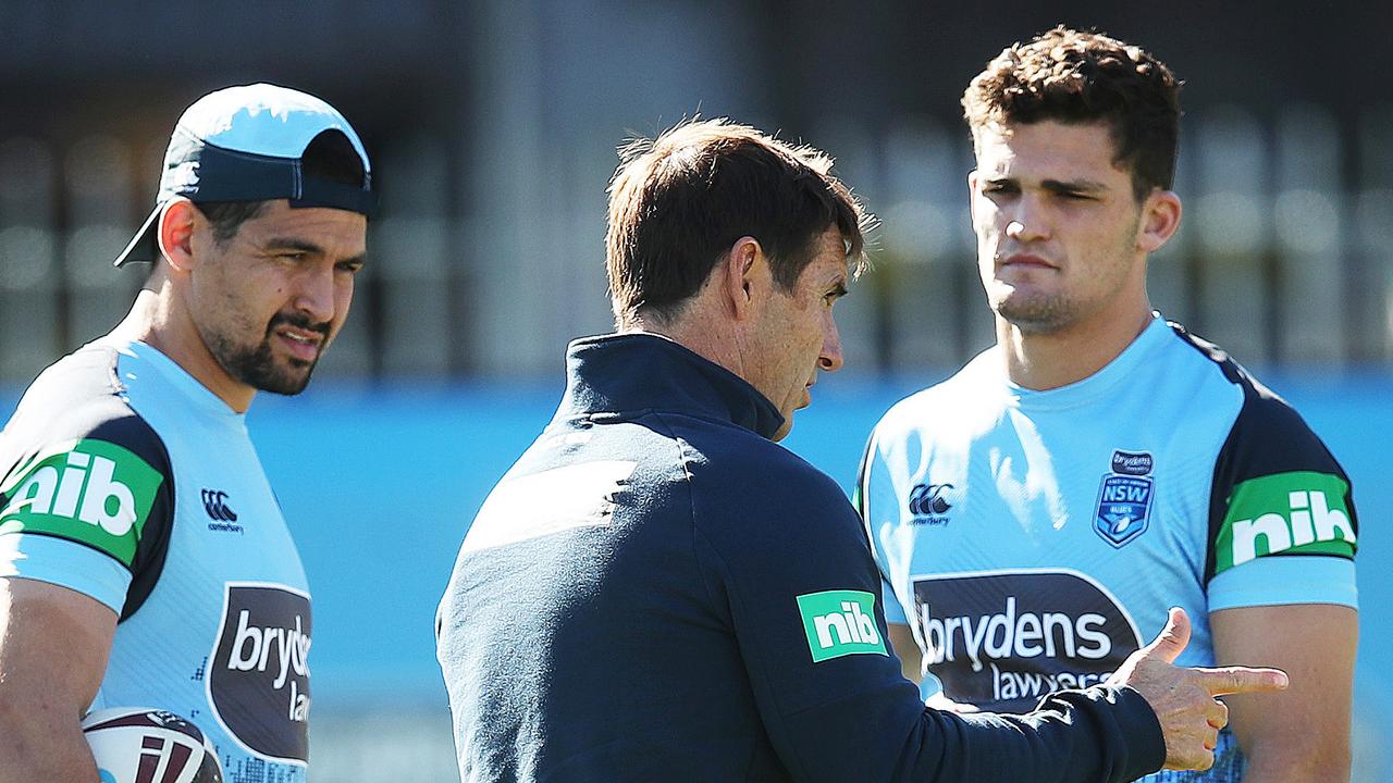 Andrew Johns has mentored ‘dynamite’ combo Cody Walker and Nathan Cleary in Blues training.