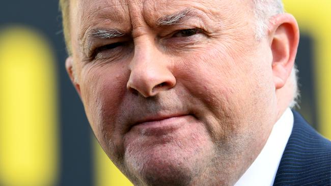 Opposition Leader Anthony Albanese in Brisbane. Picture: AAP